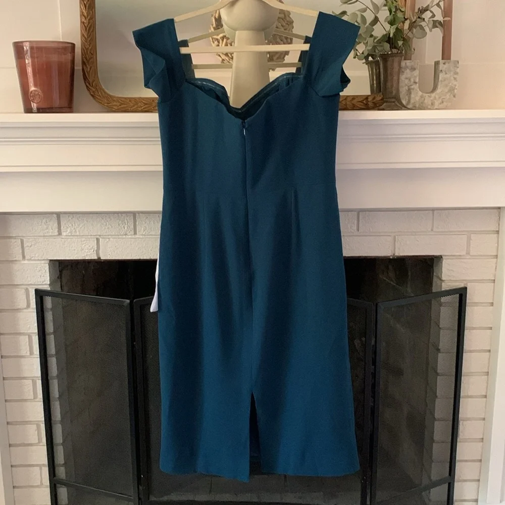 NWT Dress The Population Bailey Off the Shoulder Body-Con Dress - Picture 6 of 10